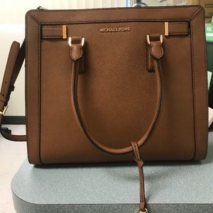 Brown Micheal Kors large purse
